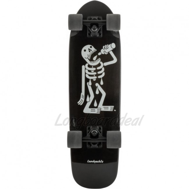 Landyachtz Dinghy Skeleton Black 28.5