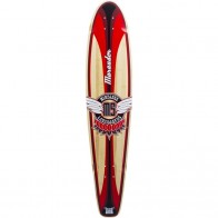 Mindless Marauder II Red 42.5" kicktail longboard Deck
