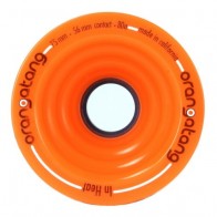 Orangatang In Heat 75mm 80a Orange longboard wielen