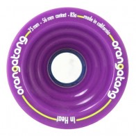 Orangatang In Heat 75mm 83a Purple longboard wielen